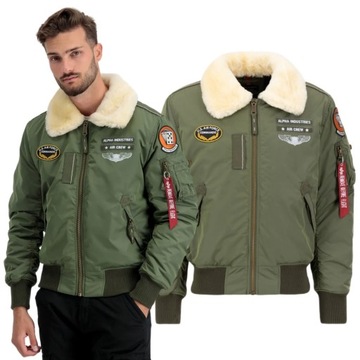 Kurtka Alpha Industries Injector III Air Force 198113 01 Zielona XL