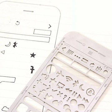 Zaprojektuj styl 2 Linijka stalowa wielofunkcyjna