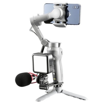 Крепление-адаптер для микрофона, светодиодной лампы, смартфона, телефона