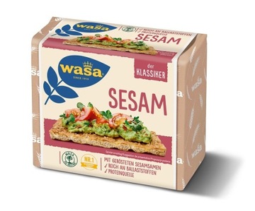 Wasa Delikatess Sesam Pieczywo chrupkie sezam 220g