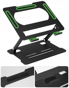 РЕГУЛИРУЕМАЯ МЕТАЛЛИЧЕСКАЯ ПОДСТАВКА ДЛЯ НОУТБУКА ПЛАНШЕТА ДО 17 ДЮЙМОВ НАСТОЛЬНАЯ ПОДСТАВКА
