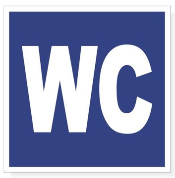 Tabliczka WC TOALETA DAMSKA MĘSKA