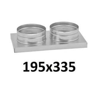 Redukcja kratki 195x335 / spiro 150 mm