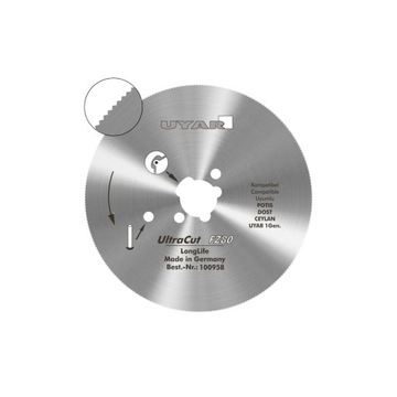 Лезвие с мелкими зубцами 80 мм UYAR UltraCut FZ80 LongLife 2-го поколения ОРИГИНАЛ