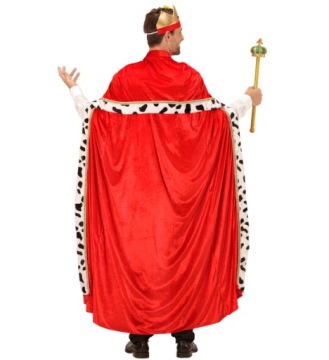 КОРОЛЕВСКАЯ КЕПКА С КОРОНОЙ KING RED L