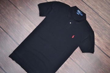 POLO RALPH LAUREN CUSTOM FIT KOSZULKA POLO BLACK MEN IDEAŁ L/XL