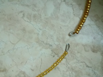 Колье из зеленого стекла, кулон в виде листа, венецианское стекло, муранское золото, зеленый