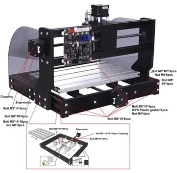 Гравировальный станок с ЧПУ 3018 Pro MAX