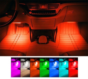 RGB СВЕТОДИОДНОЕ ОСВЕЩЕНИЕ ИНТЕРЬЕРА САЛОНА АВТОМОБИЛЯ