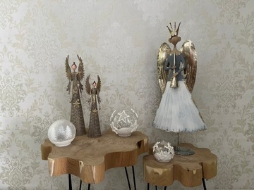 РОЖДЕСТВЕНСКОЕ УКРАШЕНИЕ АНГЕЛ РОЖДЕСТВЕНСКАЯ ФИГУРКА 80,5 СМ