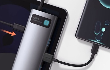 Разветвитель портов BASEUS 3.0 USB HUB 3x USB Slim