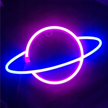 Blue Planet Neony Wystrój pokoju Led Neon Sign