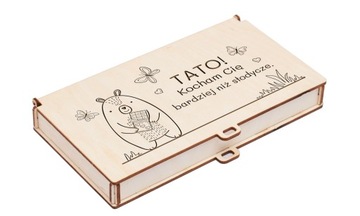 Подарок на День отца, шоколадная коробка в школу для папы, экологически чистая безделушка