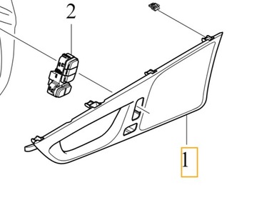 VOLVO S60 III V60 II przedni lewy panel drzwi BOWE