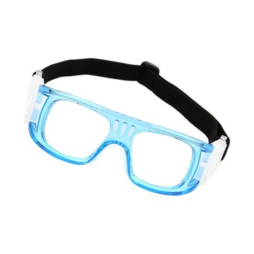 Profesjonalne okulary do gry w koszykówkę, okulary ochronne, zewnętrzne niebieskie