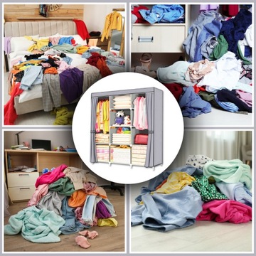 Шкаф из текстильной ткани Складной шкаф XXL