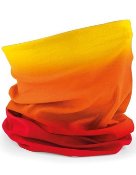 SZAL KOMIN ODDYCHAJĄCY Morf Ombré SUNSET REDS