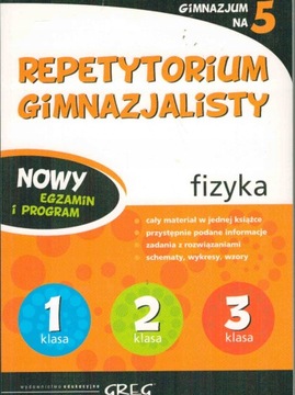 Repetytorium gimnazjalisty fizyka Tworowska