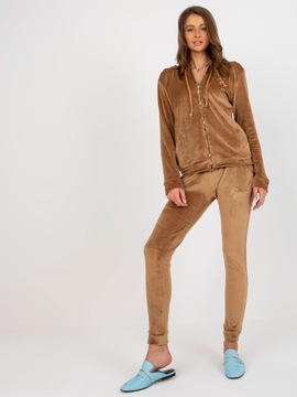 Спортивный костюм, на молнии, БРЮКИ + СВИТШОТ, велюр, 92Р, фиолетовый S/M