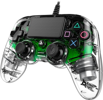 NACON Compact Controller do PS4 Zielony świecący