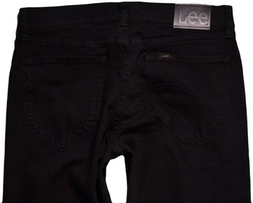 LEE spodnie STRAIGHT regular BLACK jeans LEGENDARY _ W34 L30