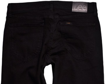 LEE spodnie STRAIGHT regular BLACK jeans LEGENDARY _ W36 L32