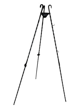 КОВАННЫЙ ШТАТИВ ДЛЯ САДОВОГО ГРИЛЯ ПОДСТАВКА НАД КАМИНОМ КАУЛДЕЛЬ 187см