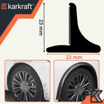 КРЫЛО ОТБОЙНИК КОЛЕСНАЯ АРКА ЗАЩИТА РЕЗИНОВАЯ ЧЕРНЫЙ КАРБОН УНИВЕРСАЛЬНЫЙ