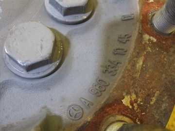 СТУПИЦА КОЛЕСА ACTROS MP4 ПЕРЕДНИЙ ТОРМОЗНОЙ ДИСК