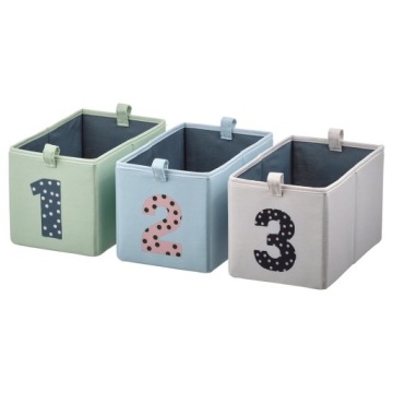 IKEA BARNDROM Коробка Кошик 3 шт. 17x27x17 см