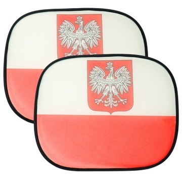 Zasłonki samochodowe przeciwsłoneczne boczne 2 szt