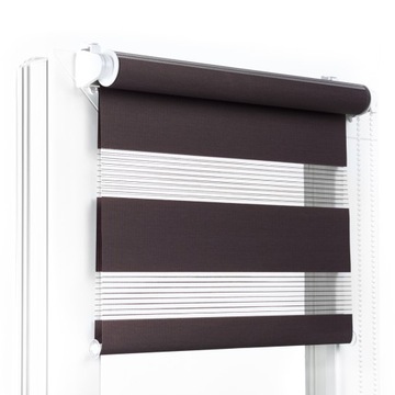 ROLETA DZIEŃ NOC 107 x 150 cm GOTOWA DO ZAŁOŻENIA