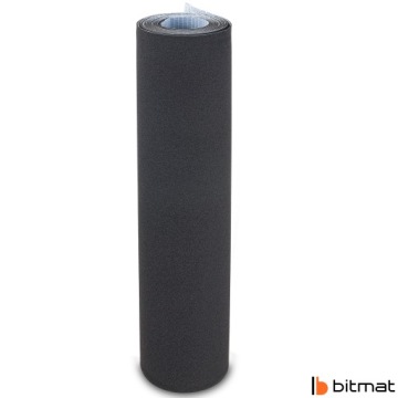 Полуоткрытая звукоизоляционная пена для дверей, боковины пластиковые 3 мм, самоклеющиеся.