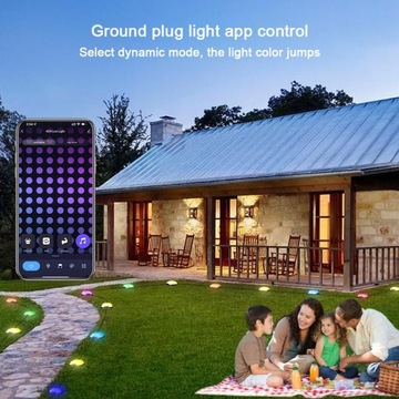 OGRODOWA LAMPA PODŁOGOWA SMART WIFI STRING LIGHT