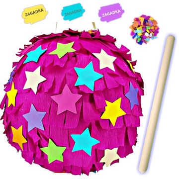 PINIATA W GWIAZDKI + 5 GRATISÓW PINATA NA URODZINY