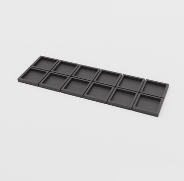 Tray 2x6 - Adapter - ToW - Minifaktura - Infantry - 20x20mm to 25x25mm