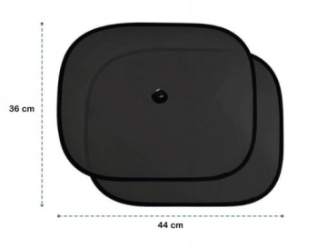 Lionelo Солнцезащитные козырьки для стекла 44x36 см