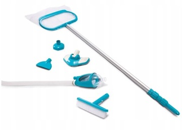 ПЫЛЕСОС ДЛЯ ЧИСТКИ БАССЕЙНА INTEX STICK NET ЩЕТКИ ALGEA SET XXL