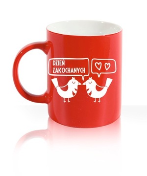 Керамическая кружка с ГРАВИРОВКОЙ в подарок - ДЕНЬ ВАЛЕНТИНА