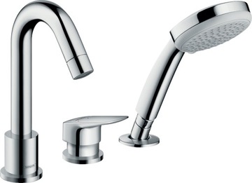 BATERIA WANNOWA 3 OTWOROWA CHROM HANSGROHE LOGIS