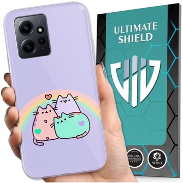 ETUI CASE OBUDOWA NA TELEFON DO XIAOMI REDMI NOTE 12 4G WZORY + SZKŁO