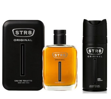 STR8 ORIGINAL ZESTAW 2cz EDT 50ml + SPRAY 150ml