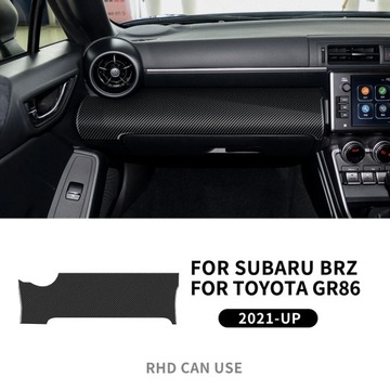 PRAVÉ NÁLEPKA Z VLÁKNA  UHLÍKOVÉHO PRO SUBARU BRZ TOYOTA GR86 202~17159