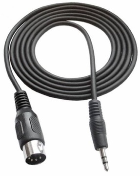 Przewód Audio Kabel DIN mini mały JACK 3,5mm 5-pin 1,2m 5-Din do Gramofonu