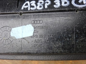 AUDI A3 8P 8P3 3D LOKETNÍ OPĚRKA DVEŘE BOKU PRAVÝ 8P3867174