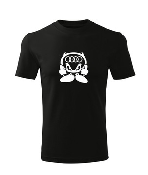 Koszulka T-shirt męska A83 AUDI TT R8 Q2 czarna rozm 3XL