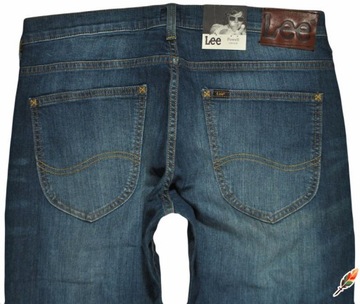 LEE spodnie SLIM low waist jeans POWELL _ W28 L34