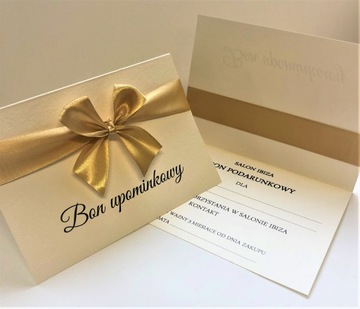 BONY UPOMINKOWE voucher BON karta podarunkowa +KOP