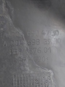 MERCEDES C TŘÍDA W204 PODBĚH PŘEDNÍ LEVÉ DÍL ZADNÍ A2046904730