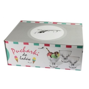 ЧАШКА ДЛЯ МОРОЖЕНОГО 250МЛ - НАБОР. 6 ШТ.